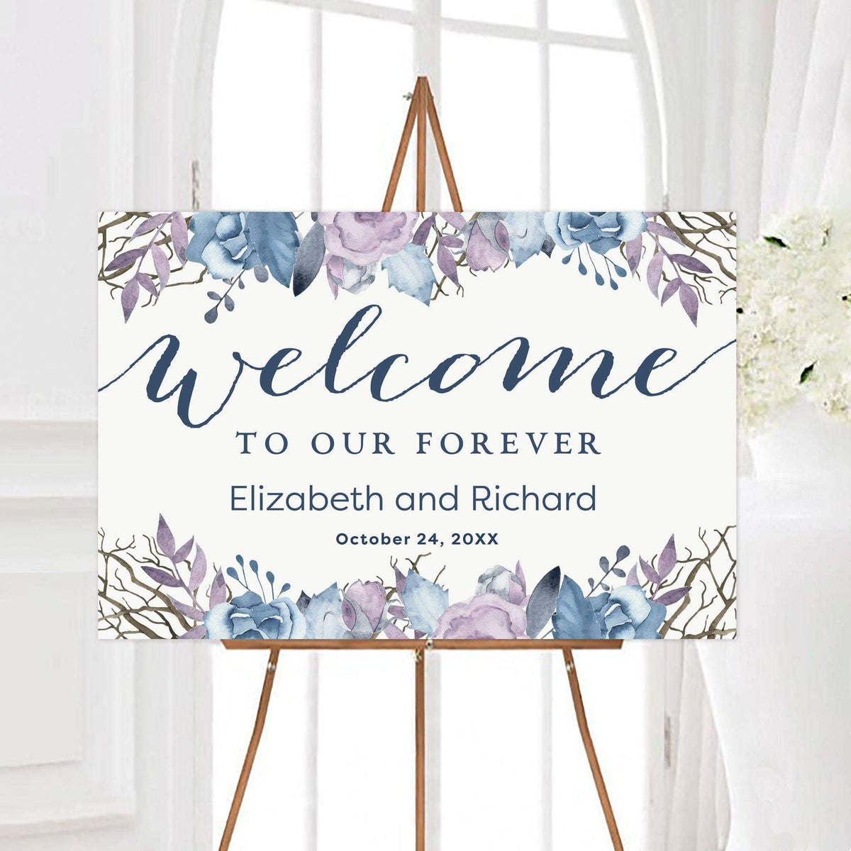 Blue and Lilac Sign | Go Print Plus