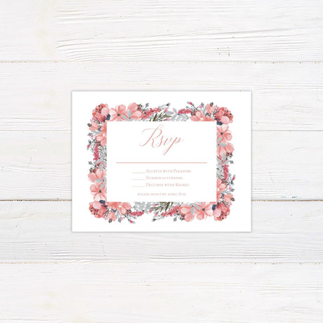 Blush Blooms Invitations - goprintplus