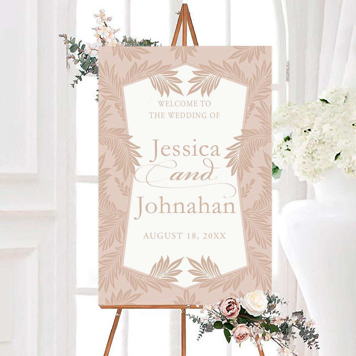 Blush Botanical Sign | Go Print Plus