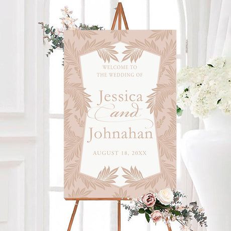 Blush Botanical Sign - goprintplus