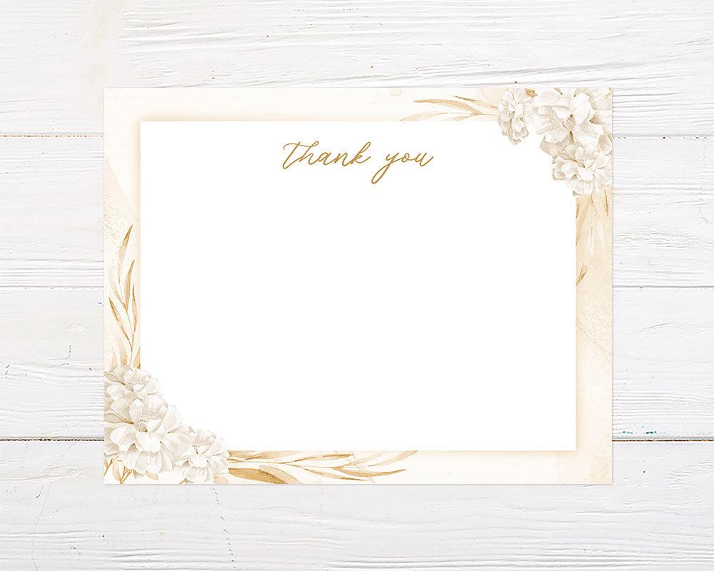 Bohemian Thank You Card - goprintplus