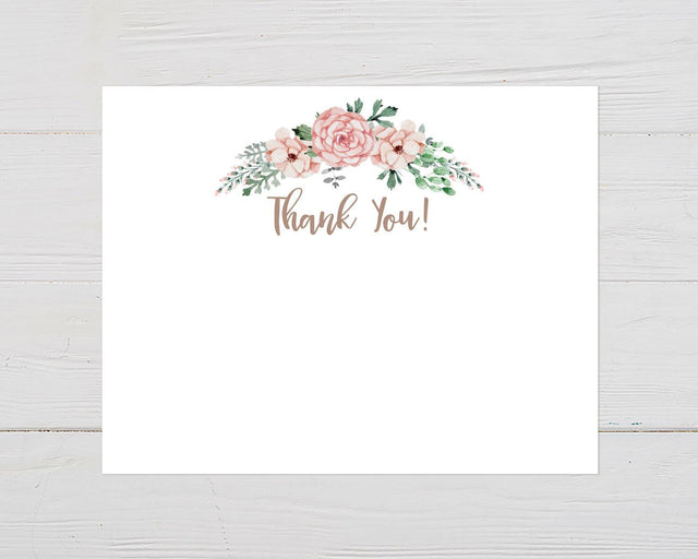 Bohemian Wreath Thank You Card - goprintplus