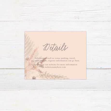 Boho Rose Invitations - goprintplus