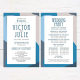 Bold Abstract Invitations - goprintplus