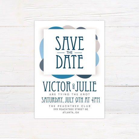 Bold Abstract Invitations - goprintplus