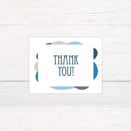 Bold Abstract Thank You Card - goprintplus