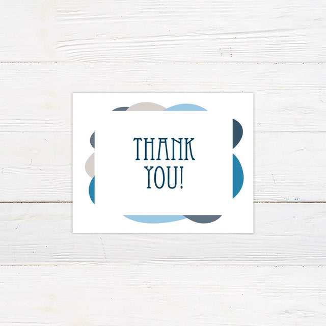 Bold Abstract Thank You Card - goprintplus