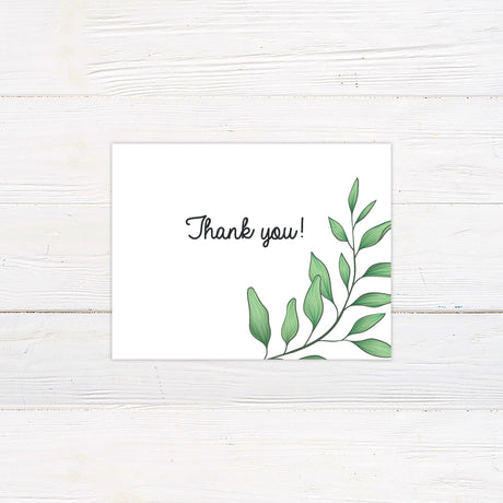 Bold Blossom Thank You Card - goprintplus