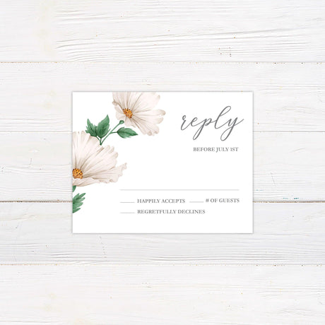 Bold Daisies RSVP - goprintplus