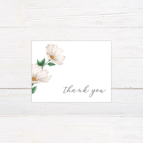 Bold Daisies Thank You Cards - goprintplus