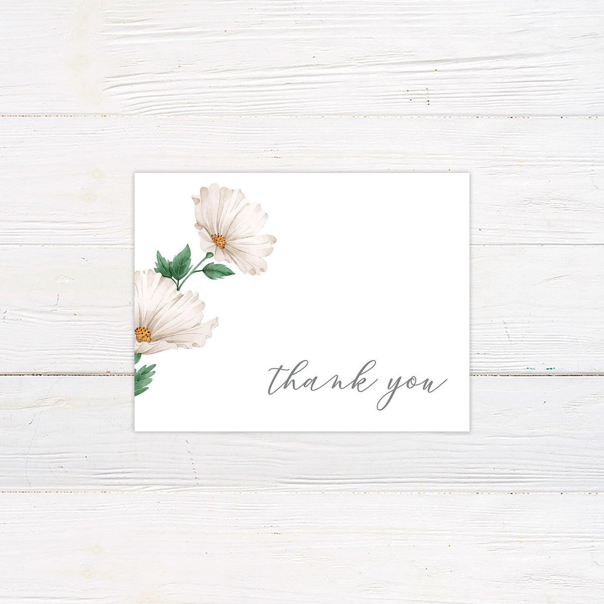 Bold Daisies Thank You Cards - goprintplus