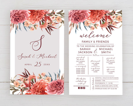 Bold Floral Bloom Program - goprintplus