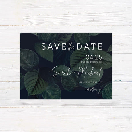 Bold Leaf Invitations - goprintplus