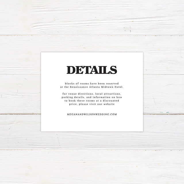 Bold Minimalist Details Cards - goprintplus