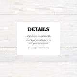 Bold Minimalist Invitations - goprintplus