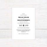 Bold Minimalist Invitations - goprintplus