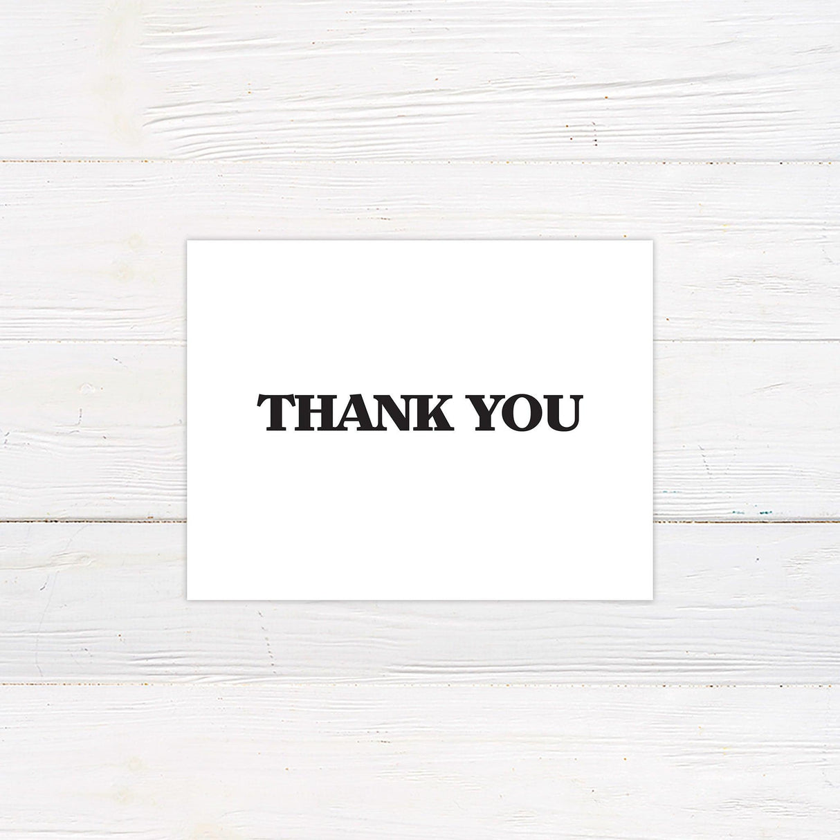 Bold Minimalist Thank You Card - goprintplus