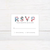 Bold Text Floral Invitations - goprintplus