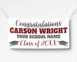 Bold Name Graduation Banner - goprintplus