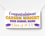 Bold Name Graduation Banner - goprintplus