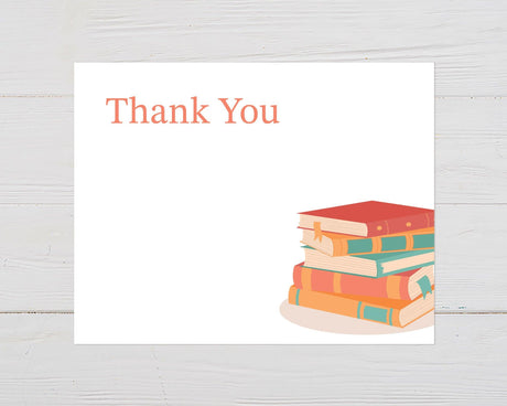 Bookstack Thank You Card - goprintplus