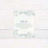 Botanical Accent Invitations - goprintplus