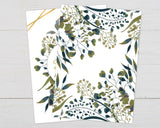 Botanical Leaves Shower Invitation - goprintplus