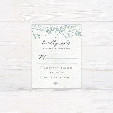 Botanical Accent Invitations - goprintplus