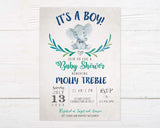 Boy Elephant Baby Shower - goprintplus