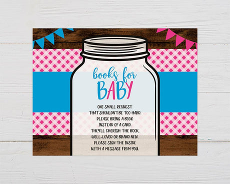 Boy Or Girl Mason Jar Shower - goprintplus