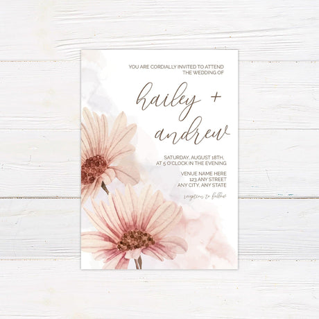 Breezy Blossoms Invitations - goprintplus