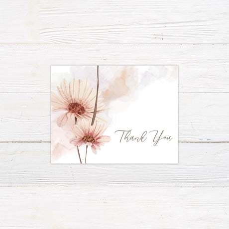 Breezy Blossoms Thank You Card - goprintplus
