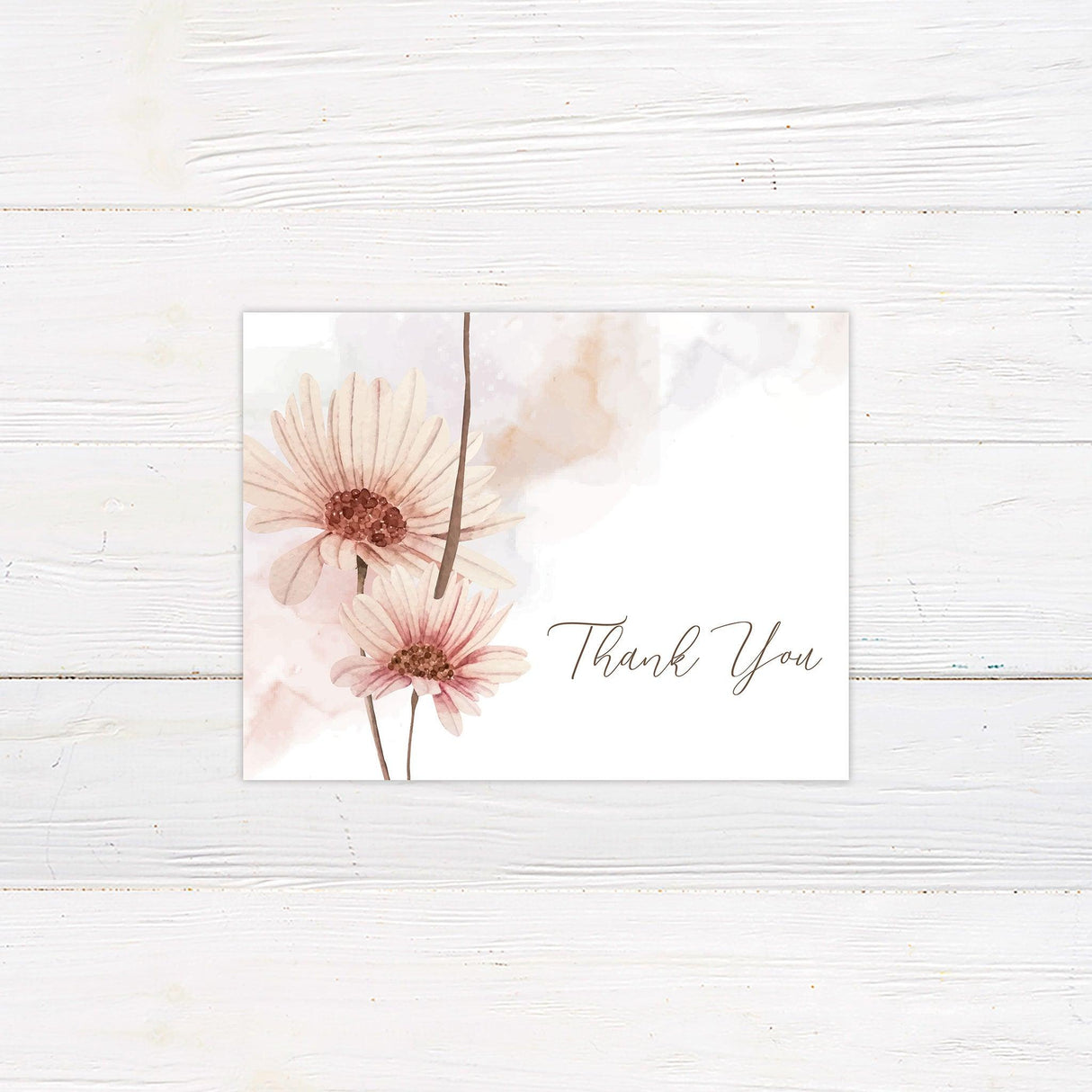 Breezy Blossoms Thank You Card - goprintplus