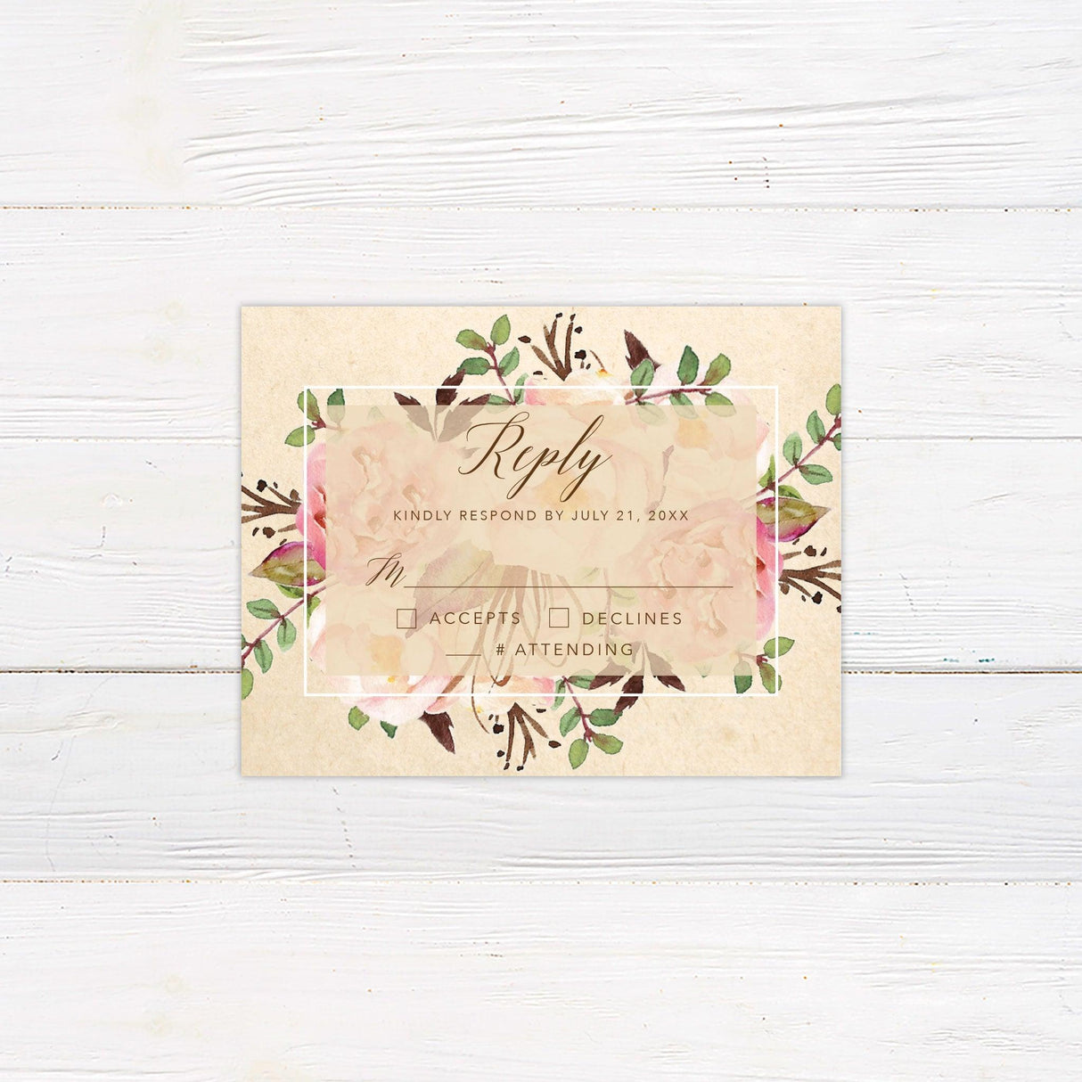 Bridal Bouquet Invitations - goprintplus