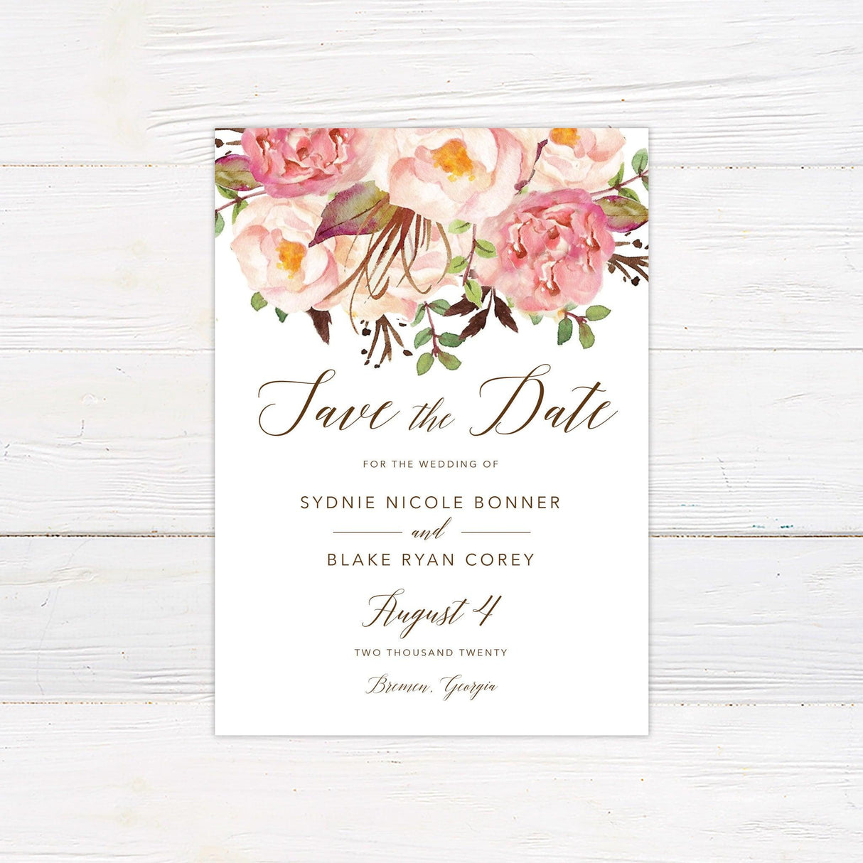 Bridal Bouquet Invitations - goprintplus