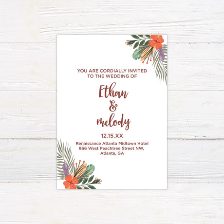 Bright Boho Invitations - goprintplus