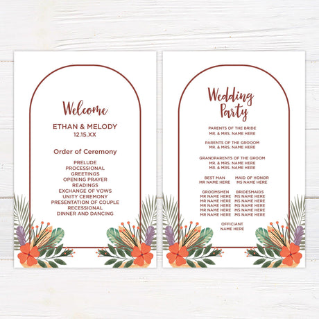 Bright Boho Invitations - goprintplus