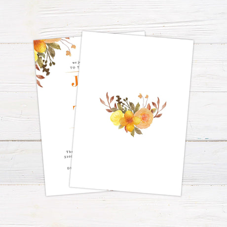 Bright Flowers Invitations - goprintplus