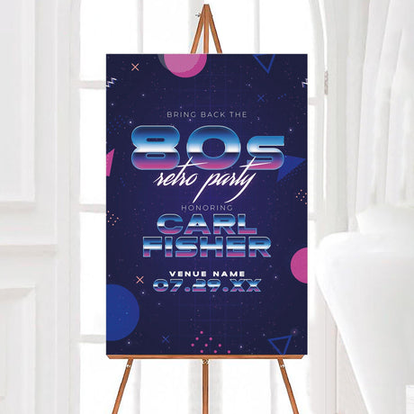 Bring Back the 80s Invitation - goprintplus