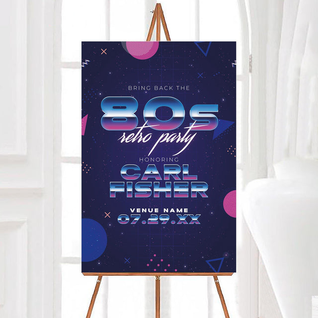 Bring Back the 80s Sign - goprintplus