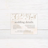 Brown Botanical Invitations - goprintplus