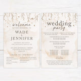 Brown Botanical Invitations - goprintplus