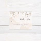 Brown Botanical Invitations - goprintplus