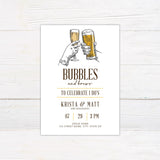 Bubbles and Brews Invitation - goprintplus