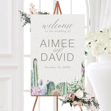 Budding Cactus Invitations - goprintplus