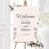 Burgundy Botanical Invitations - goprintplus