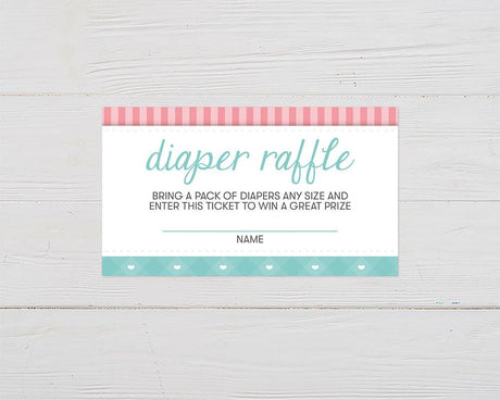 Bursting Flower Diaper Raffle - goprintplus