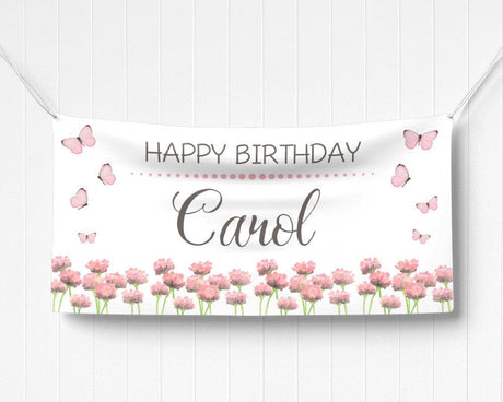 Butterfly Birthday Banner - goprintplus