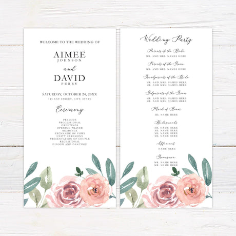 Cascading Bouquet Invitations - goprintplus