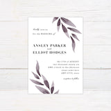 Cascading Leaves Invitations - goprintplus